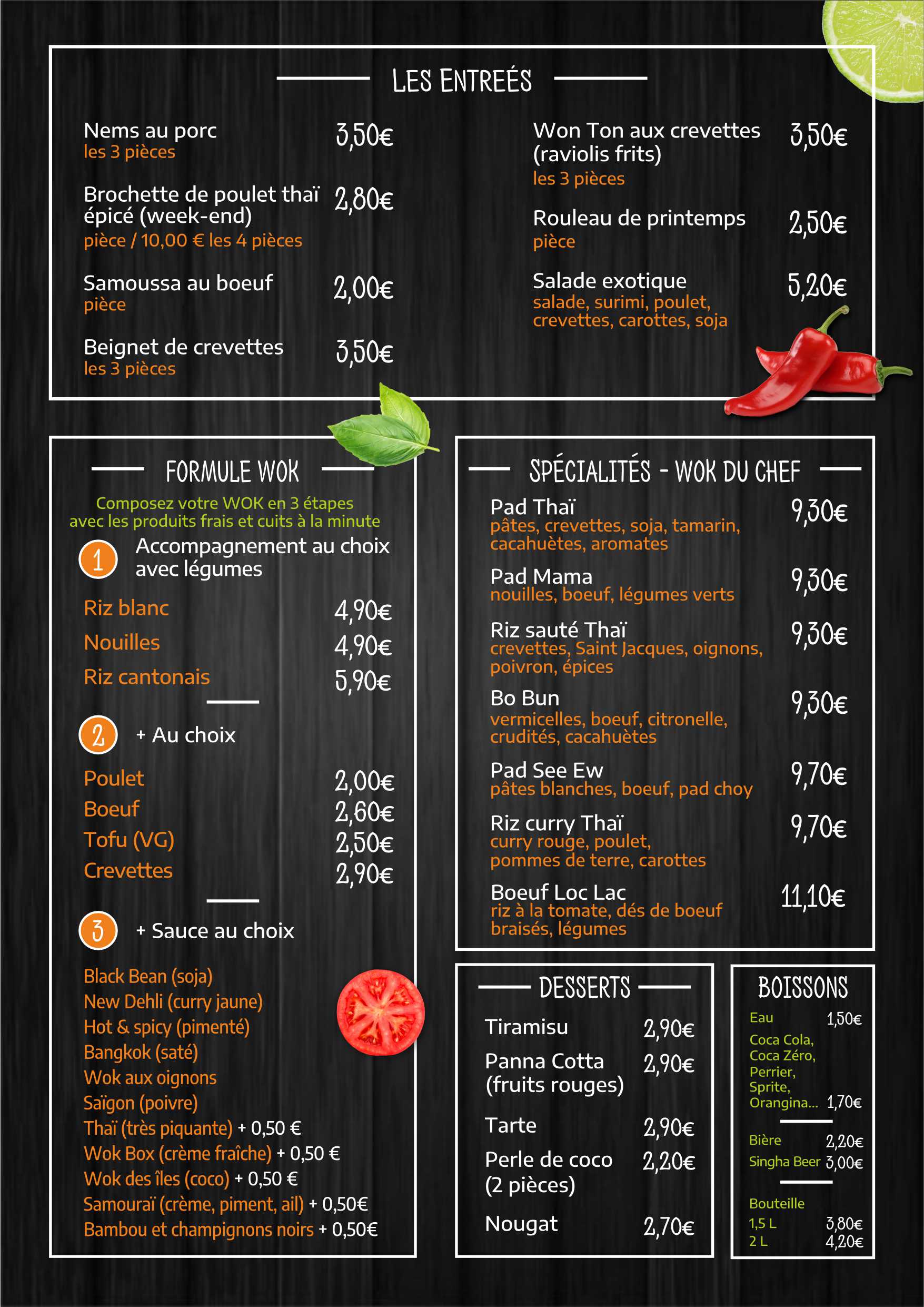 notre carte